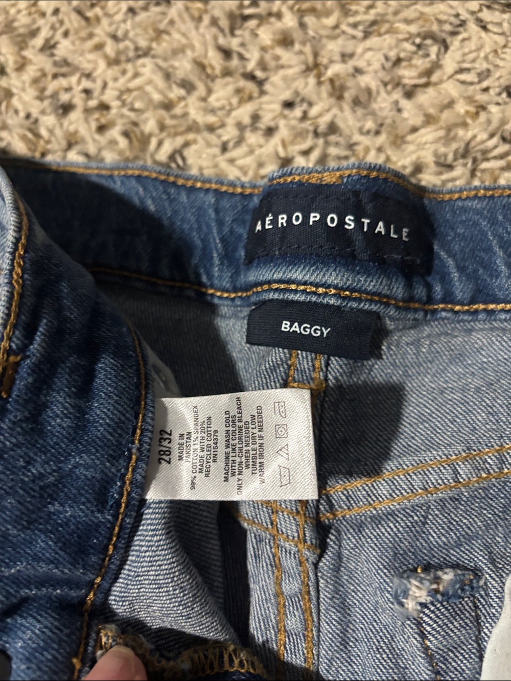 Aeropostale Men’s Baggy jeans. Size 28/32. - Picture 2 of 5